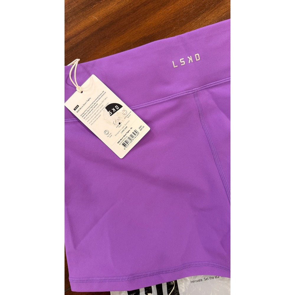 LSKD RXD Micro Short Tights Iris Purple Shorts WTGH0016-Iris XL‎ NEW NWT - Picture 7 of 16